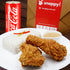 2 pc. Snappy Fried Chicken with Rice and Coke