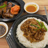 Beef Bulgogi with Spiced Eggplants and Rice